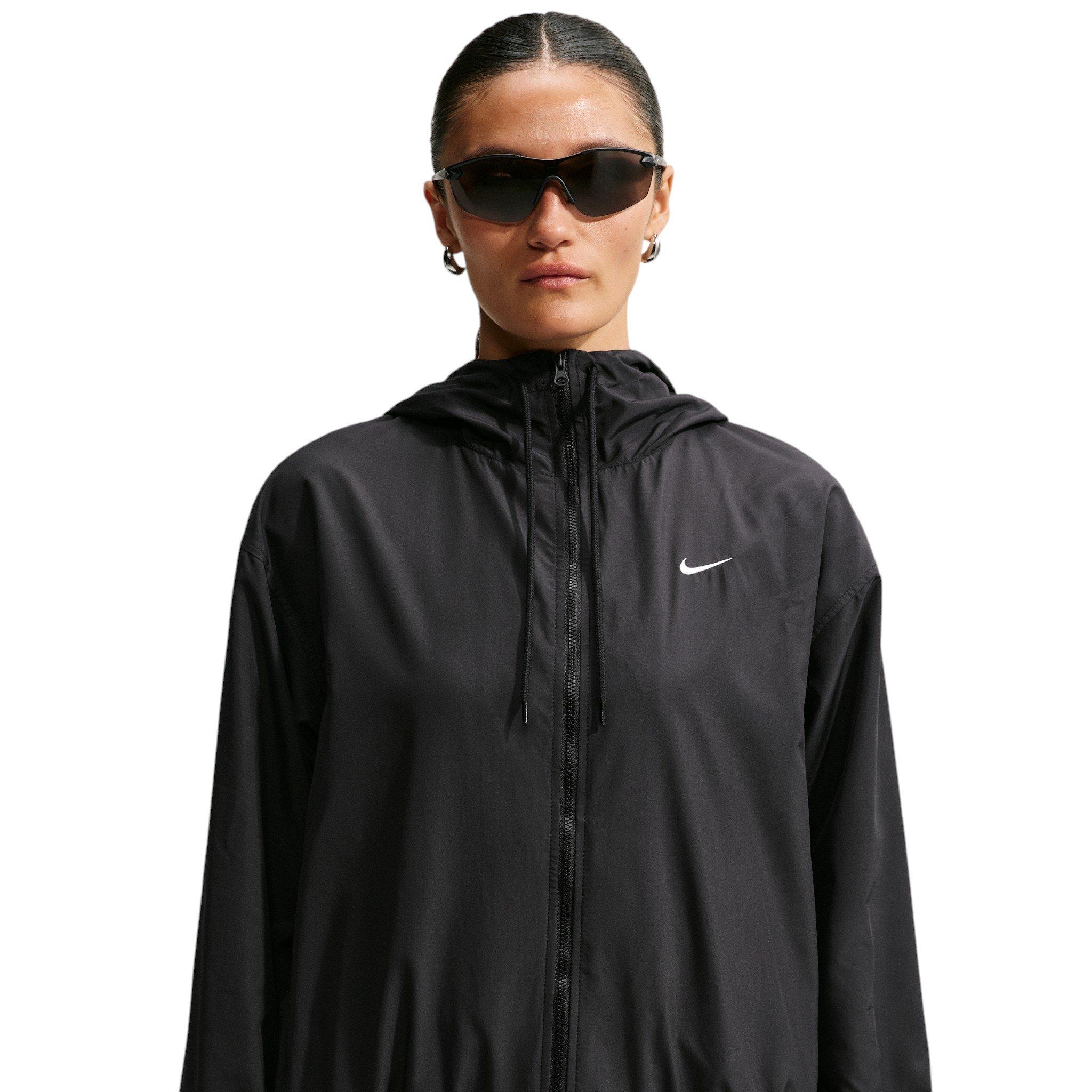 Nike Women's Sportswear Loose Hooded UV Jacket - Black - BLACK